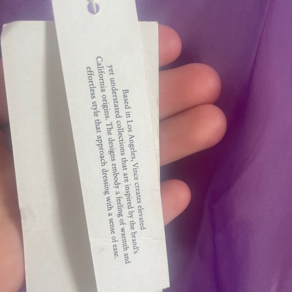 Vince Satin Lilac Midi Slip Dress NWT - Picture 8 of 9